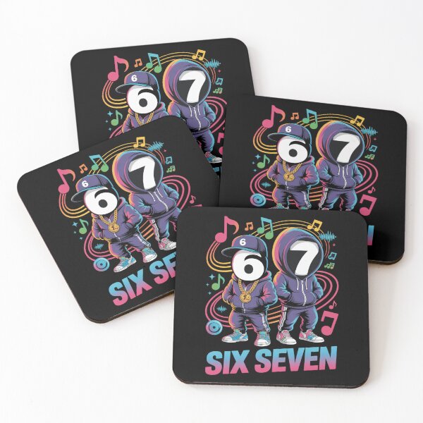 Item preview, Six Seven – Urban Hip Hop Music Vibes Art designed and sold by DreamOnShirts.