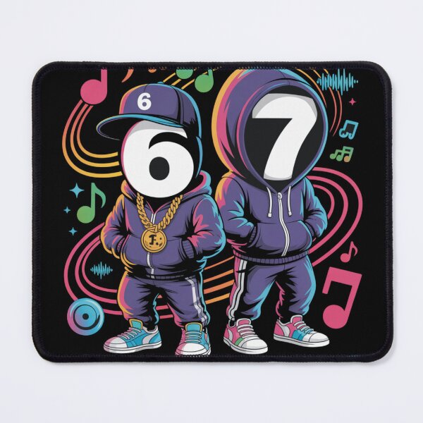 Item preview, Six Seven – Urban Hip Hop Music Vibes Art designed and sold by DreamOnShirts.