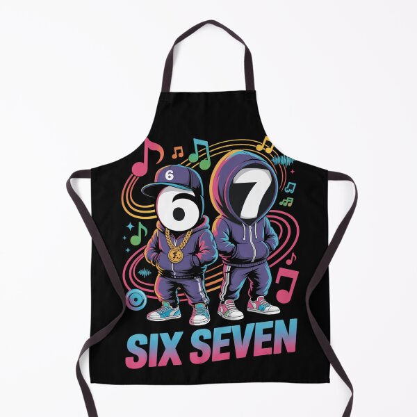 Item preview, Six Seven – Urban Hip Hop Music Vibes Art designed and sold by DreamOnShirts.