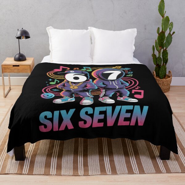 Item preview, Six Seven – Urban Hip Hop Music Vibes Art designed and sold by DreamOnShirts.