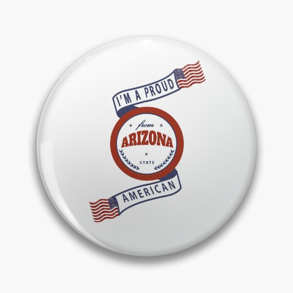 Item preview, Proud American Arizona State Badge designed and sold by capricedefille.
