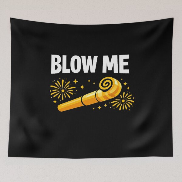 Item preview, Blow Me Party Blower Shirt | Funny Cheeky Graphic Tee | Bold Humor Celebration T-Shirt designed and sold by DailyDrivesct.