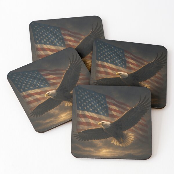 Item preview, Bald Eagle Vintage 90s - Retro American Flag designed and sold by ZBIFBOUETLA.