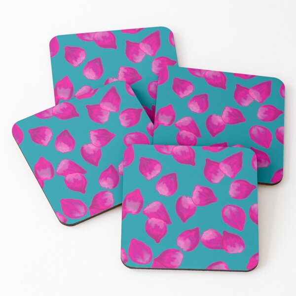 Item preview, Rose Petals-Teal designed and sold by deblevart.