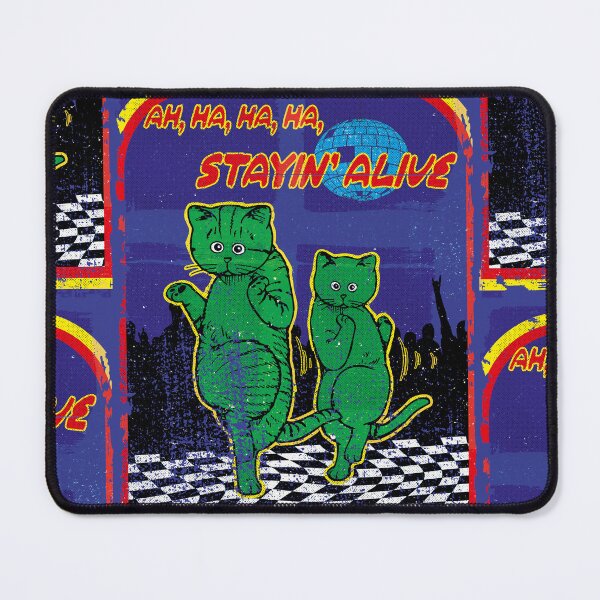 Item preview, Saturday Night Disco Cats Fever Staying Alive - The Disco Cats designed and sold by JoeyCapivara.