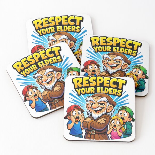 Item preview, Respect Your Elders – Funny Colorful Cartoon Humor designed and sold by gavinroyal.