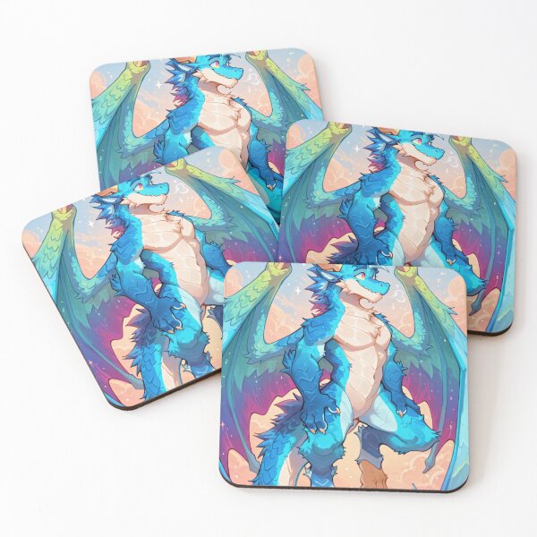 Item preview, Blue Dragon Soaring In Cotton Candy Clouds designed and sold by Finmm.