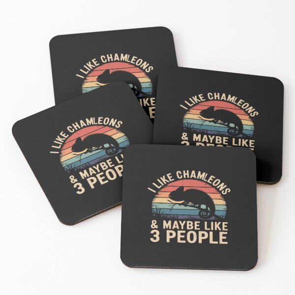 Item preview, I Like Chameleons and Maybe 3 People Chameleon  designed and sold by AquaKiev.