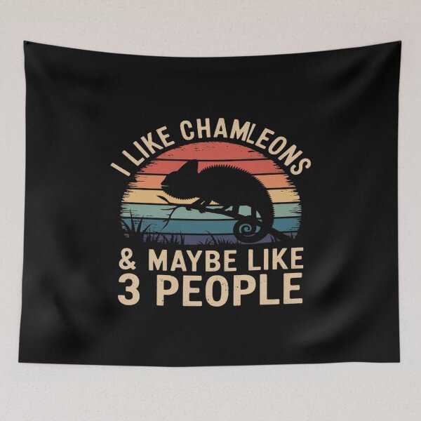 Item preview, I Like Chameleons and Maybe 3 People Chameleon  designed and sold by AquaKiev.