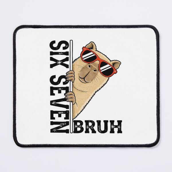 Item preview, Six Seven Capybara Bruh  designed and sold by cosettacir6382.