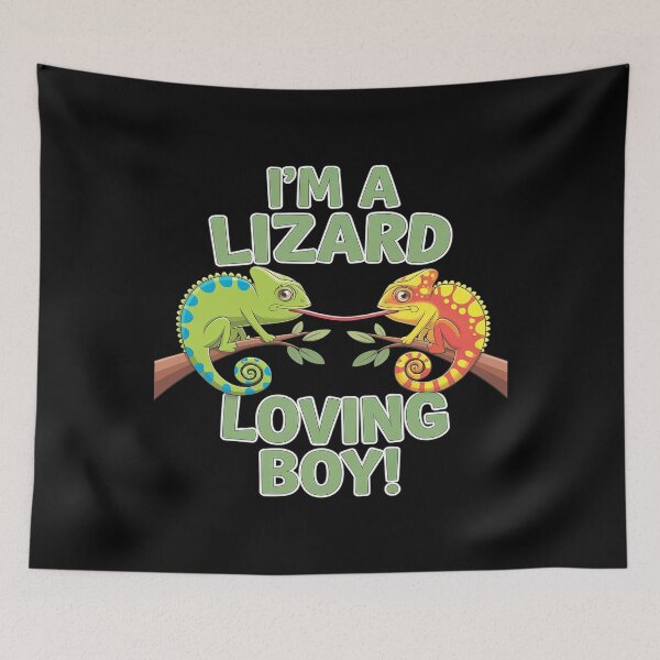 Item preview, I'm a Lizard Loving Boy Fun Chameleon  designed and sold by PowAcademy.