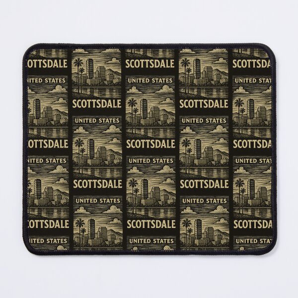 Item preview, Scottsdale USA Linocut Style designed and sold by Thistle-TShop.