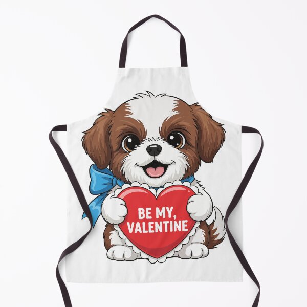 Item preview, Be My Valentine Shih Tzu Puppy – Cute Love Dog designed and sold by The Real Life Symphony.