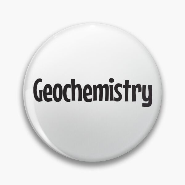 Item preview, Geochemistry in black text designed and sold by Think4Prints.