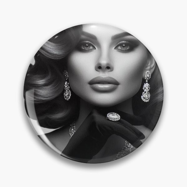 Item preview, Woman's portrait: charming and glamorous designed and sold by BenCoStyle.