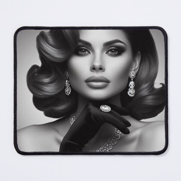 Item preview, Woman's portrait: charming and glamorous designed and sold by BenCoStyle.