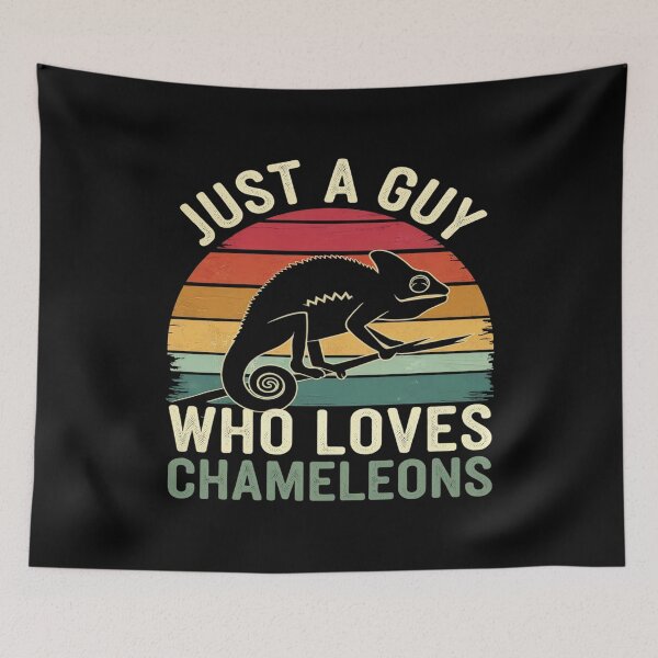 Item preview, Just A Guy Who Loves Chameleons  designed and sold by AquaKiev.