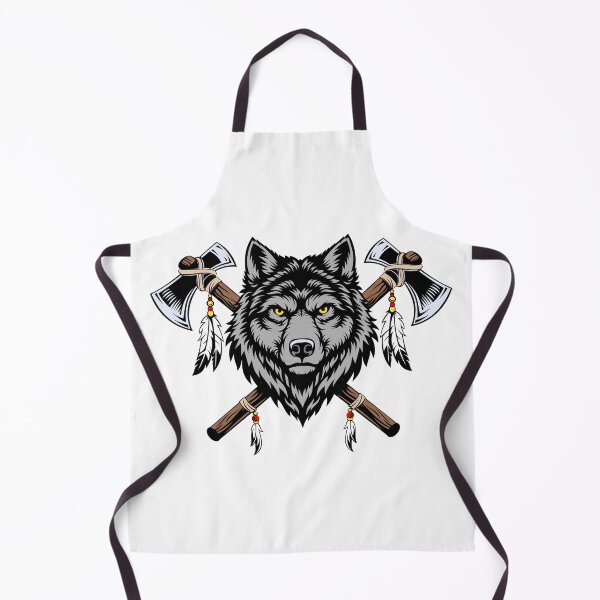Item preview, Wolf Totem — Silent Strength. Crossed Tomahawks designed and sold by Karlov78Print.