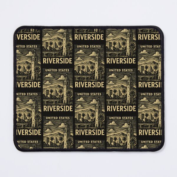 Item preview, Riverside USA Linocut Style  designed and sold by Thistle-TShop.