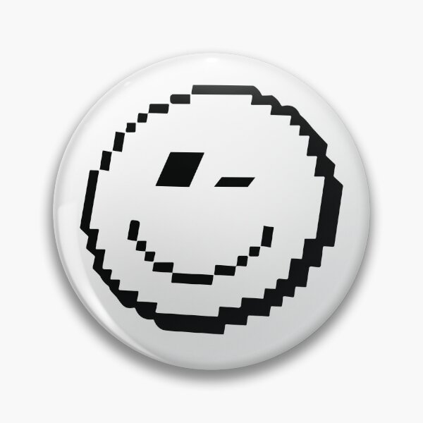 Artikelvorschau, Smiley-Gesicht, verpixeltes Zwinkern – Smiley-Gesicht entworfen und verkauft von JoeyCapivara.