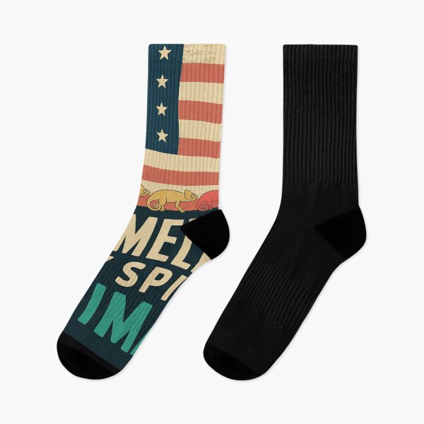 Item preview, Lizard Chameleon Patriotic Zoo Keeper US Flag Chameleon designed and sold by PowAcademy.