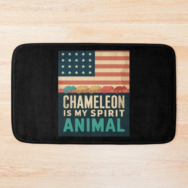 Item preview, Lizard Chameleon Patriotic Zoo Keeper US Flag Chameleon designed and sold by PowAcademy.