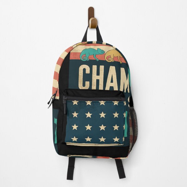 Item preview, Lizard Chameleon Patriotic Zoo Keeper US Flag Chameleon designed and sold by PowAcademy.