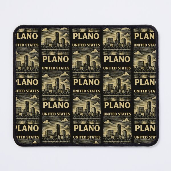Item preview, Plano USA Linocut Style  designed and sold by Thistle-TShop.