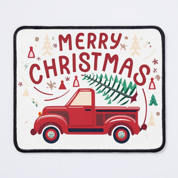 Item preview, Merry Christmas - Car and Christmas Tree on the Roof designed and sold by yanderedev.