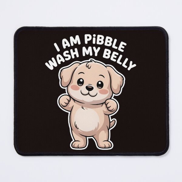Item preview, I Am Pibble Wash My Belly – Funny Dog Meme for Pit Bull Lovers designed and sold by Redgiant87x.