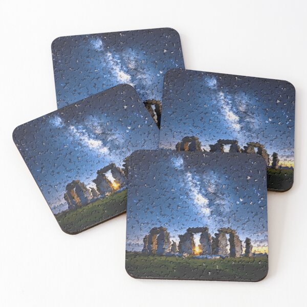 Item preview, stonehenge dark burst colorful abstract design designed and sold by SmashingDeals.
