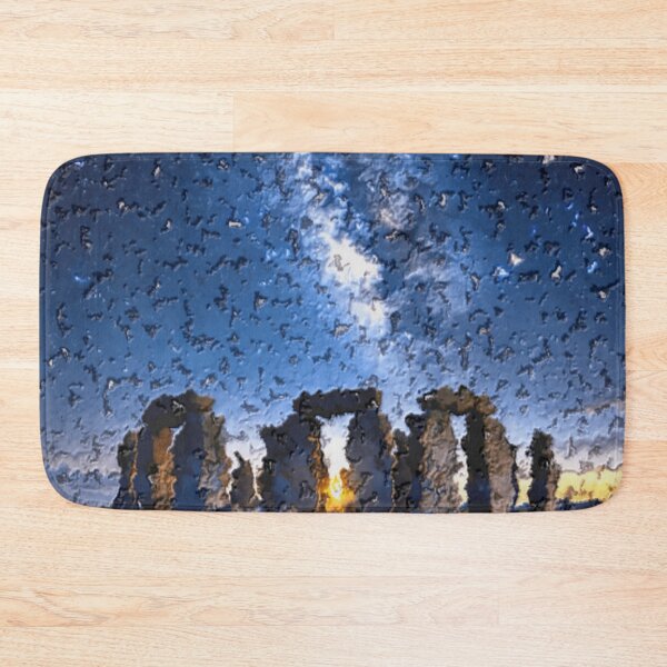 Item preview, stonehenge dark burst colorful abstract design designed and sold by SmashingDeals.