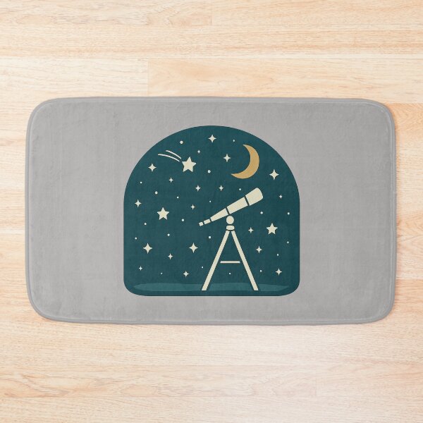 Item preview, Minimalist Night Sky Telescope Scene designed and sold by Youssef-BM.