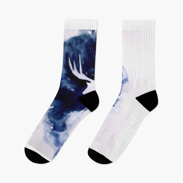 Item preview, Attractive ocean blue patronus deer drawing  designed and sold by NivyasArtistry.