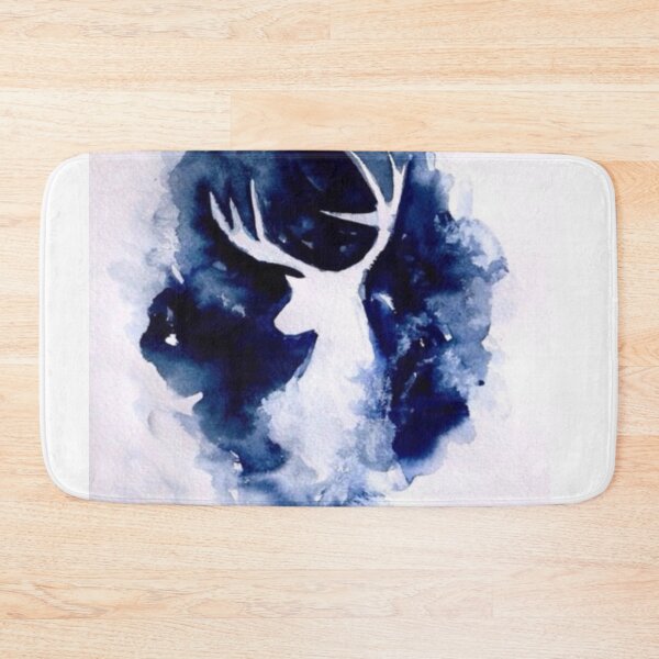 Item preview, Attractive ocean blue patronus deer drawing  designed and sold by NivyasArtistry.