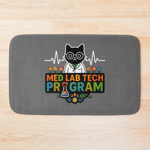 Item preview, Med Lab Tech Program Shirt – Cute Cat Scientist Medical Laboratory Technology Design for Students & Lab Workers designed and sold by ClinicalHubs.