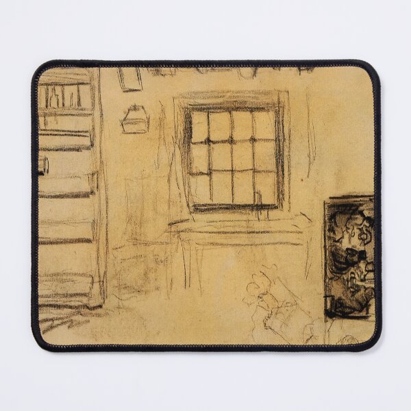 Item preview, Vincent Van Gogh - Studies Of The Interior Of A Cottage, And A Sketch Of The Potato Eaters designed and sold by st1art.