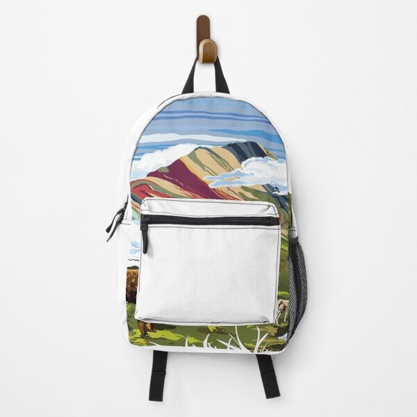 Item preview, Lama in front of colorful mountains of Peru designed and sold by asamijess.