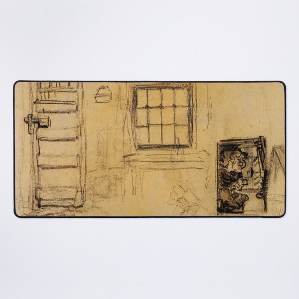 Item preview, Vincent Van Gogh - Studies Of The Interior Of A Cottage, And A Sketch Of The Potato Eaters designed and sold by st1art.