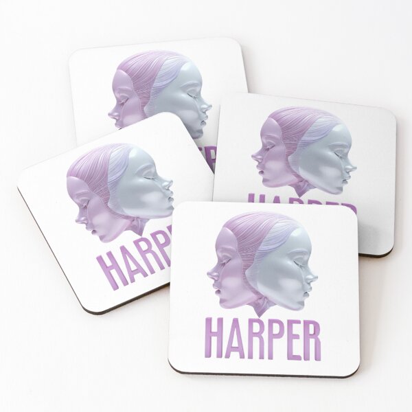 Item preview, Harper Gemini Twins – Zodiac Fantasy Name Art designed and sold by AlexLineArt.