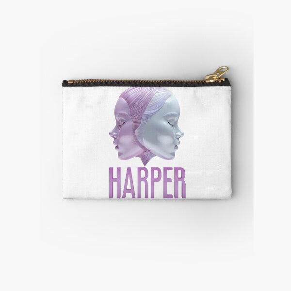 Item preview, Harper Gemini Twins – Zodiac Fantasy Name Art designed and sold by AlexLineArt.
