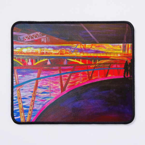 Item preview, Abstract bridge , from dark to light designed and sold by DianeGoldiepaintsLondon.