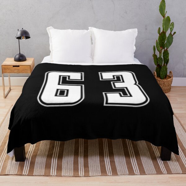 Item preview, White Number 63 Team Junior Sports Numbered designed and sold by lioragraf.