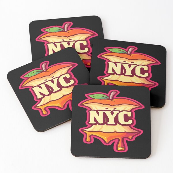 Item preview, NYC Drip Big Apple Core — Bold New York City Sticker designed and sold by POD DYNASTY | Original Print On Demand T-Shirt Graphics.