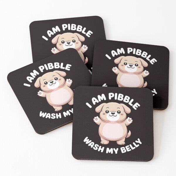 Item preview, I Am Pibble Wash My Belly – Funny Pit Bull Meme Design designed and sold by Redgiant87x.
