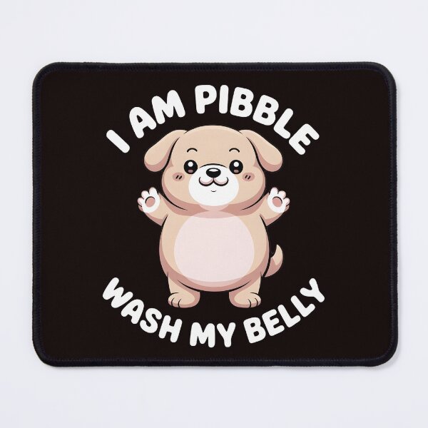 Item preview, I Am Pibble Wash My Belly – Funny Pit Bull Meme Design designed and sold by Redgiant87x.