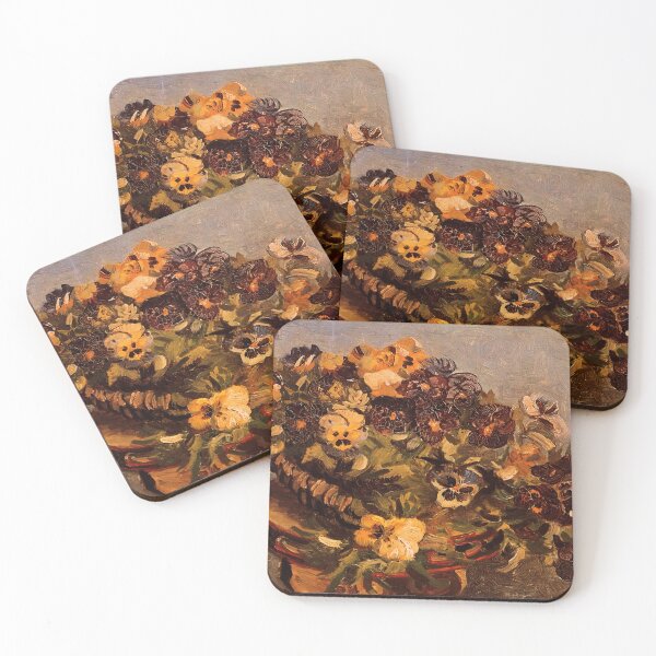 Item preview, Vincent Van Gogh - Tambourine With Pansies designed and sold by st1art.