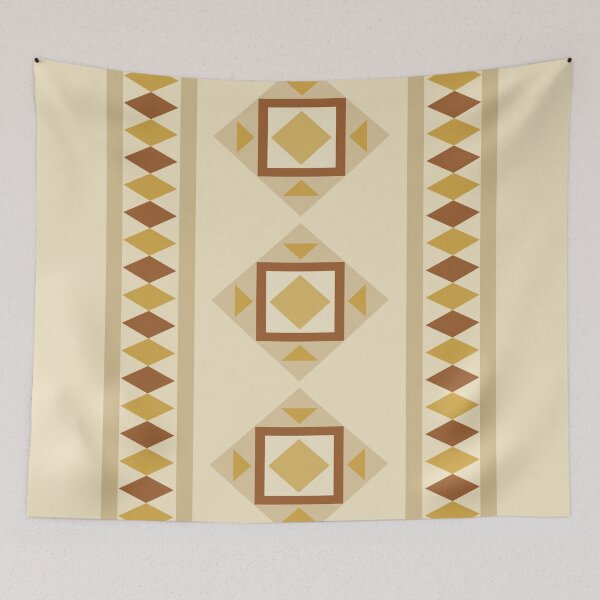 Item preview, Masjid Geometric Floor Pattern | Islamic Mosaic Rug Border designed and sold by Bel-Araby.