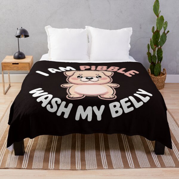 Item preview, I Am Pibble Wash My Belly – Cute Puppy Dog Lover Quote designed and sold by Redgiant87x.