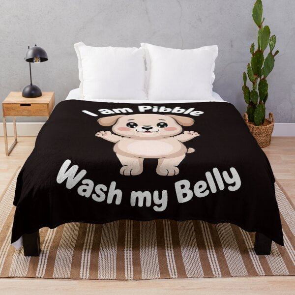 Item preview, I Am Pibble Wash My Belly – Funny Dog Meme with Puppy Energy designed and sold by Redgiant87x.